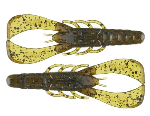 Strike King Rage Scounbug Soft Bait Fishing Lure, 3.5", 2 Rage Flange Pincers - color: Green Pumpkin