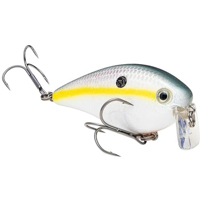 Strike King KVD 2.5 Wake Bait Fishing Lure, 3/8 oz, Unique Clacking Sound - color: 590 - Sexy Shad