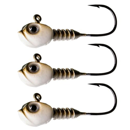 Dirty Jigs Guppy Jig Head, 1/0 Hook - USA Made, 1/8-3/8oz, 3 Count - color: Tennessee Shad, size: 1/8oz