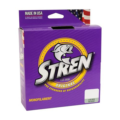 Stren Original Monofilament Fishing Line - color: Lo-Vis Green, size: 1000 Yd, Pound Test 10, style: 10lb | 4.5kg
