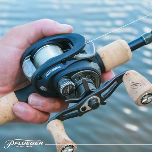 Pflueger President XT Baitcast Low Profile Fishing Reel - style: Left Handed - Blister Clam