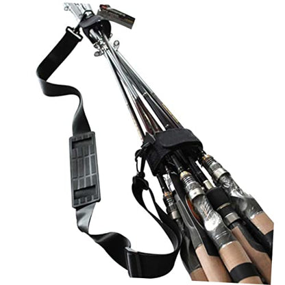 Convenient Fishing Pole Strap Holder Fishing Rod Straps Fixing Band Lightweight and Portable for Travel