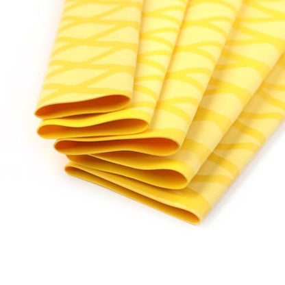 Fishing Rod Handle Grip Pole Wrap X-Tube Heat Shrink Tubing Non-Slip Insulated Abrasion Sleeve-Length:39" Diameter:45/64" (Yellow) - color: Yellow, size: Diamter:18mm"(45/64 inch)