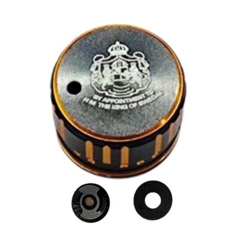 Fishing Reel Brake Knob for Abu for Garcia Mechanical Spool Control Knob with Internal Sound Baitcast Reel Fit for 3 3.5 4 P5 Series - color: Black Gold