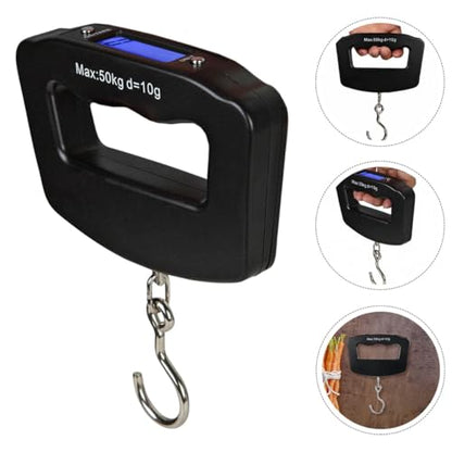 ABOOFAN Digital Fishing Scale Luggage Scale 50kg/10g with LCD Display for Travel Outdoor Fishing Use