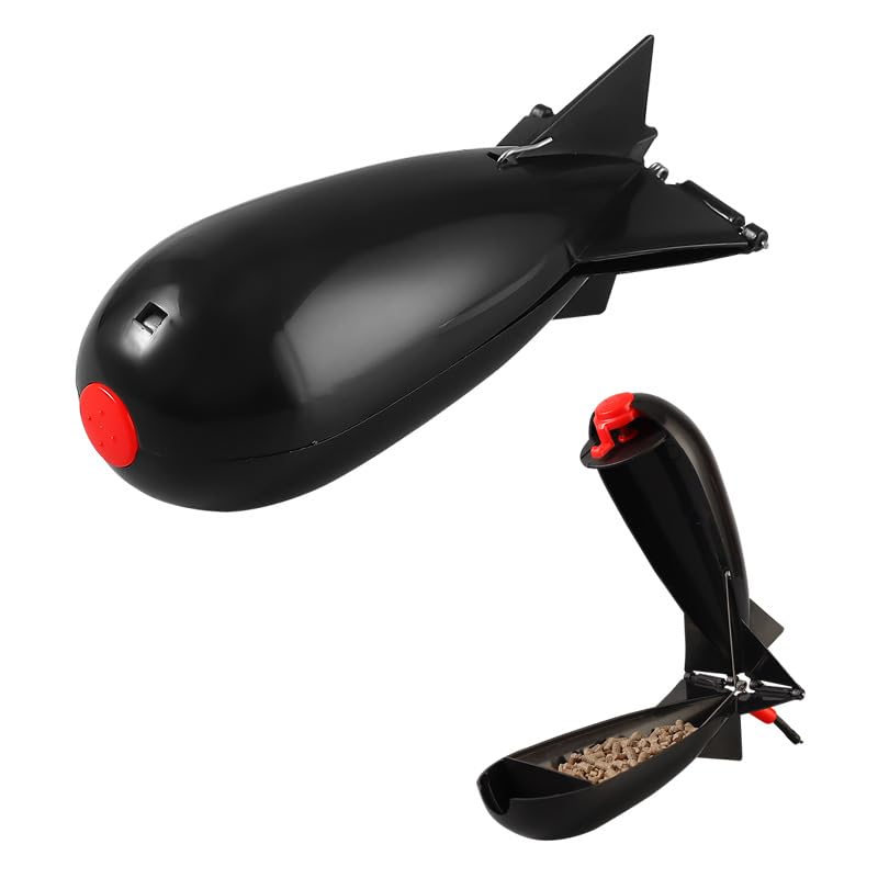 2pcs Fishing Feeder Large Small Spod Bomb Float Lure Bait Holder Pellet Feeders Position Gear Accessories ﻿