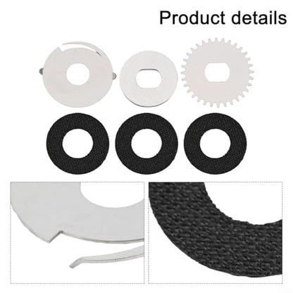 Drag Clicker Kit For Daiwa For Steez Right Hand Baitcasting Reel Carbon Fiber Stainless Steel Washers Set Sprocket Drag Clicker Metal Washers 25Mm 20Mm 27.2mm 21.1mm Fishing Tackle Repair
