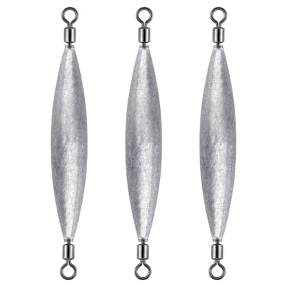 Dr.Fish 20 Pack Inline Trolling Weights with Double Barrel Swivels (1/16oz-3/4oz), Lead Egg Sinkers for Salmon Trout Walleye Freshwater Saltwater Fishing - size: 1/8oz-20 Pack