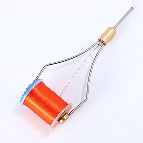 HERCULES Fly Tying Tools, Fly Tying Kit with Bobbin Thread Holder, Wire Threader, Knot Whip Finisher, Hackle Plier, Bodkin, Fly Fishing Lure Making Accessories - color: Bobbin