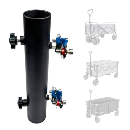 Rod Holders - Ideal for Wagons, Gardening Wagons, Gorillas and Campers, Golf carts. Clip-on mounting. - color: Black2