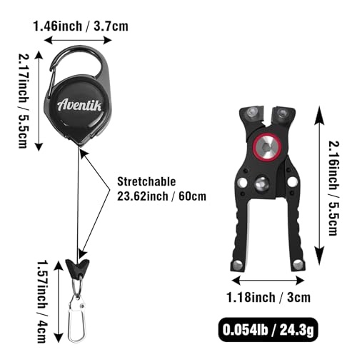 Fishing Line Cutter with Retractable Buckles, Tungsten Carbide Blade & Central Locking - Smooth, Corrosion-Resistant Cuts for Braid, Mono, Fluoro in Saltwater Fishing - style: Black-Fishing Line Cutter with Lock