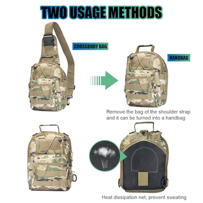Waterproof Fishing Backpack with 2 Tackle Boxes, 2-Way Carry Design & Durable Material,Black, Khaki, Camo (Camouflage with Two Tackle Boxes) - color: Camouflage With Two Tackle Boxes