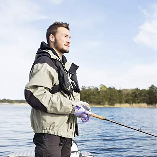 Drasry UV Protection Fishing Fingerless Gloves - Men & Women UPF 50+ SPF Gloves for Fishing, Kayak, Paddling, Hiking, Sailing, Rowing - color: Gray-Black, size: Small