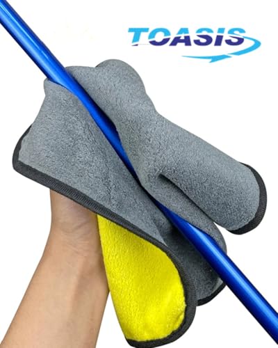 Toasis Fishing Towels with Carabiner Clip 16 x 12 Inch Pack of 4 (Mixed A) - color: Mixed a
