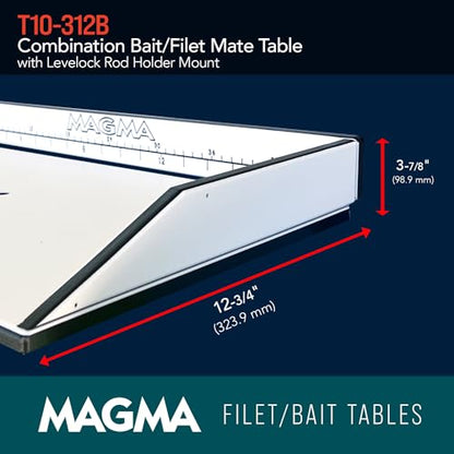 Magma Products Combination Bait/Filet Mate and Levelock Rod Holder Mount - style: 20-inch