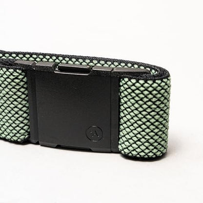 Arcade Belts A2 Unisex Adventure Belt: Heavy Duty Stretch, Metal Free Buckle - color: Carry - Mint, size: Standard (Up to 40"); 1.5" Wide