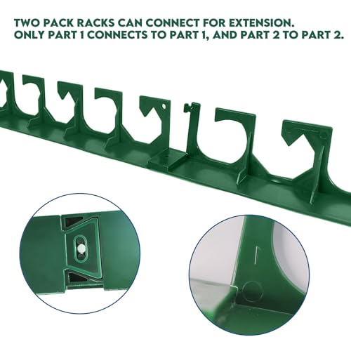 Aventik Horizontal Fishing Rod Holder for Garage Wall or Ceiling Mounted Fishing Pole Holder Holds 6 Rods or Combos, Fishing Rod Rack for Wall, Fishing Rod Storage Organizer (2 Pack Green) - style: 2 Pack Green