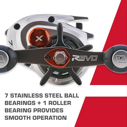 Abu Garcia Revo X Low Profile Baitcast Fishing Reel - style: New Model - High Speed