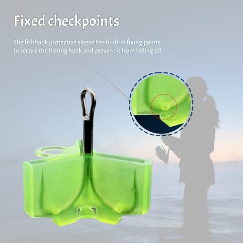 375 Pcs Treble Hook Covers Assorted Sizes - Fishing Hook Protector Safety Bonnets Guards, Spring Design Hollow Construction Tangles Free for Fishing Lures