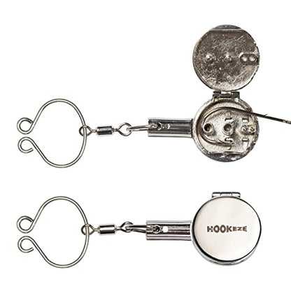 HOOK-EZE Fishing Knot Tying Tool | Protect from Fish Hooks | Tie Fishing Knots Easily | Cool Gadgets for Fishermen | Ice Fly Fishing | Fishing Accessories for Beginner Anglers | Nail Knot Tool - color: Metal, style: Nail Knot