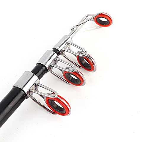 Telescoping Fishing Rod, Short Saltwater Telescopic Fishing Pole for Boat Fishing for Ice Fishing(1 Meter)