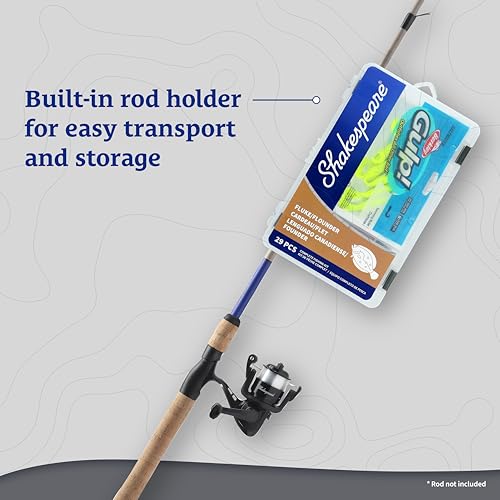 Shakespeare Catch More Fish Fishing Tackle Kit - color: Flounder, style: New Model