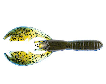 NetBait Paca Craw Soft Plastic Crawfish Lure Hollow Body Bass Fishing Plastic Bait - color: Okeechobee Craw, style: Paca Craw