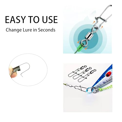 Fishing Snap Swivels - size: 40mm/1.57inch