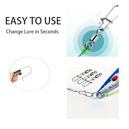 Fishing Snap Swivels - size: 50mm/1.97inch
