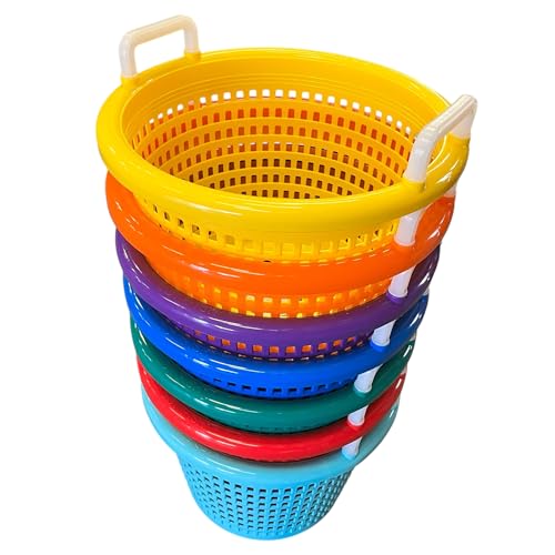 LEE FISHER SPORTS Heavy Basket Yellow - for Fishing, all Purpose Basket-Yellow, heavy duty, hold up 40 lbs, can take hot and cold condition, used by commercial fishermen for decades.