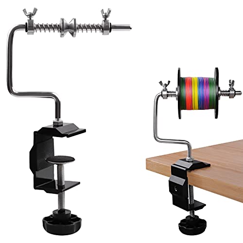 Fishing Line Spooler Portable Fishing Line Winder Spooler Machine Adjustable Stable Reel Spooler with Clamp Spooling Station System for Spinning Casting Reels - color: Type A