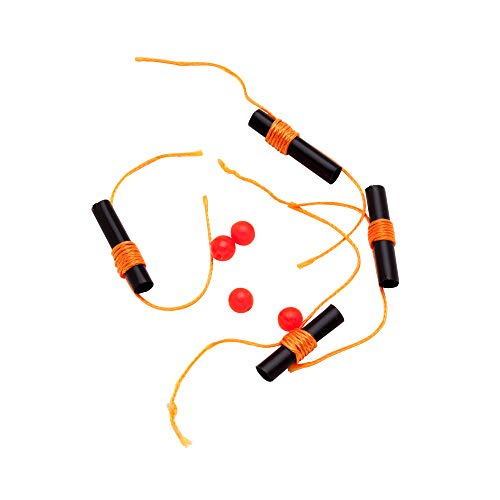 ThillThill Premium Bobber Stops for Fishing Floats - color: Fluorescent Orange