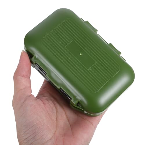 ibasenice Waterproof Fishing Accessory Box Small Lure and Hooks Storage Container Thicker Plastic Tackle Organizer for Freshwater and Saltwater Anglers