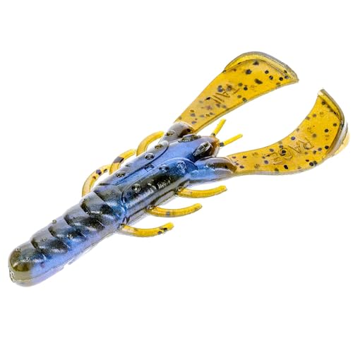 Strike King Rage Scounbug Soft Bait Fishing Lure, 3.5", 2 Rage Flange Pincers - color: Blue Craw
