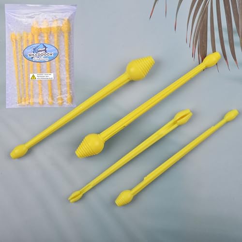 Plastic Fishing Hook Disgorger Snelled Fish Hook Remover Tool Portable Unhook Tool Fish Extractor Detacher Dehooker Fishing Gear Accessories - size: LARGE-4PCS SMALL-4PCS
