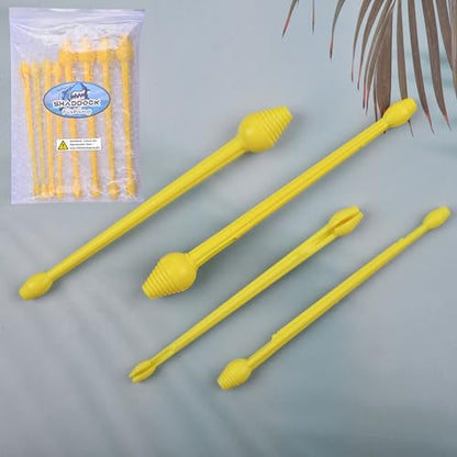 Plastic Fishing Hook Disgorger Snelled Fish Hook Remover Tool Portable Unhook Tool Fish Extractor Detacher Dehooker Fishing Gear Accessories - size: LARGE-4PCS SMALL-4PCS