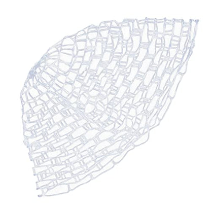 Large Clear Invisible Soft Rubber Landing Net Replacement Mesh for Fly Fishing – Snag-Proof, Fish-Friendly, Lightweight and Portable