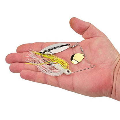 Berkley Power Blade Compact Fishing Spinnerbaits - color: E2 Magic/Gold + Silver, size: 1/2 oz - Colorado Willow