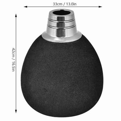 Fishing Reel Power Knob,EVA & Metal Lightweight Grip Modification Power Knob Reel Bait Casting Spinning Reels Replacement for Saltwater & Freshwater (42mm x 33mm) - color: Silver