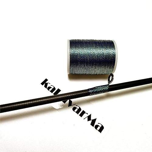 (8pcs*240yd) Kalavarma Rod Wrapping Thread for Fishing Rod Wrapping Thread Rod Building Repair - style: Metallic klm043
