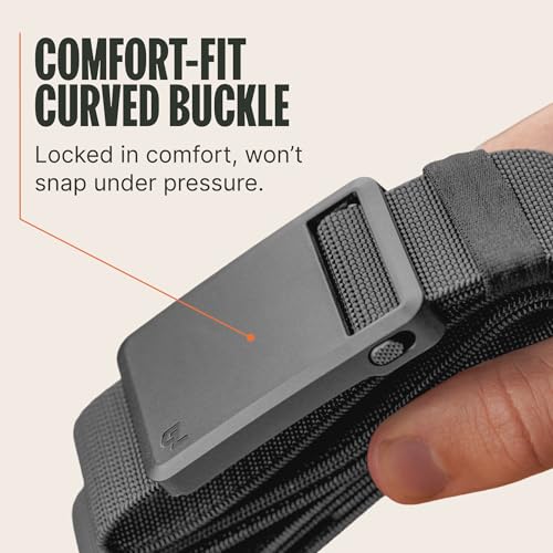 Groove Life Groove Belt Ultra – Men's Golf Belt, Stretch, Magnetic Buckle, Adjustable, Comfortable, Golf - color: Base Camp Green, size: X-Small (23-27")