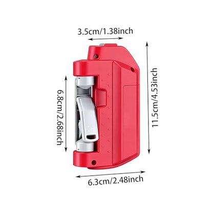 Electric Lure GT Knotter, Professional Fishing Tool, 2026 Upgraded Fishing Line Automatic Tying Device, Machine Tying Device Fishing Hook Tier Knots Lure Tool for Fishing Lovers - color: Red#A
