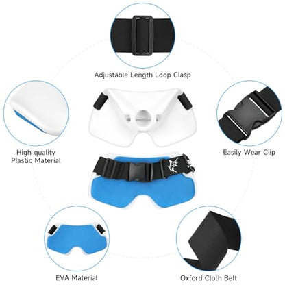 SANLIKE Fishing Fighting Belt, Adjustable Rod Holder Waist Gym Girdle Black | Heavy duty fish fighting belt offers excellent leverage. Perfect waist belt fishing rod holder for big game offshore - color: White