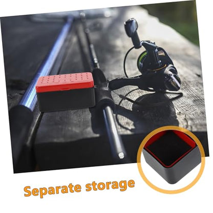 TOYANDONA 2pcs Fishing Bait Kit Portable Soft Bait Organizer Leakproof Worm Containers for Freshwater Saltwater