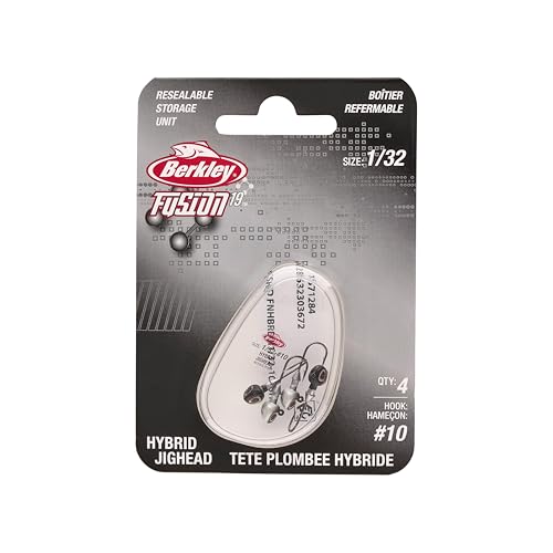 Berkley Fusion19 Hybrid Fishing Jigheads - color: Fish Head, size: 4 Hook Size - 1/32 oz