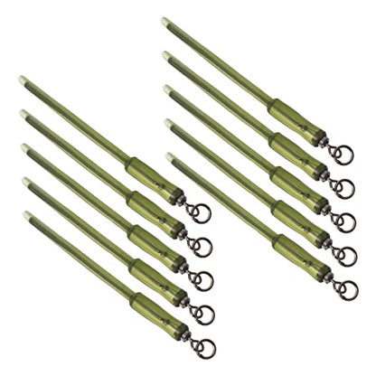 HANABASS 10pcs Carp Fishing Swivels Heavy-Duty Rolling Swivel Tackle for Freshwater Saltwater Fishing Connectors for Bass Walleye Tarpon Snapper