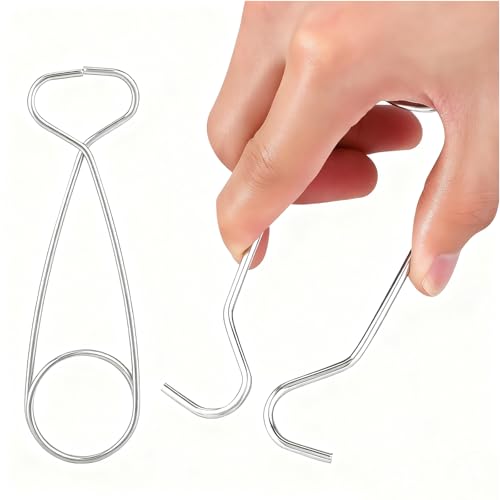 2PACK Fish Mouth Spreader Jaw，6 Inch Water Bottle Hanger Hook Rack，Fish Mouth Jaw Spreaders Portable Fishs Hook Remover Tool Kit Stainless Steel Fishing Tools for Fishing Saltwater Camping Outdoor