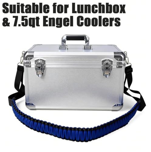 Paracord Lunchbox Strap - Adjustable 7.5qt Cooler Shoulder Sling, Handwoven Heavy Duty Paracord, Detachable & Stabilized with Swivel Buckle