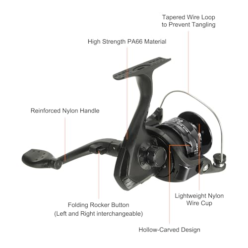 PATIKIL Fishing Reel Left/Right Interchangeable Handle - color: Black