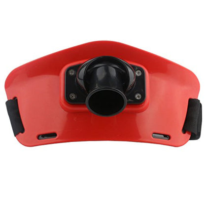 Ogrmar Fishing Belly top/Adjustable Fishing Rod Fighting Belt/Tackle Boat Fishing Rod Holder/Adjustable Support Waist Rod Holder Belt - color: Red